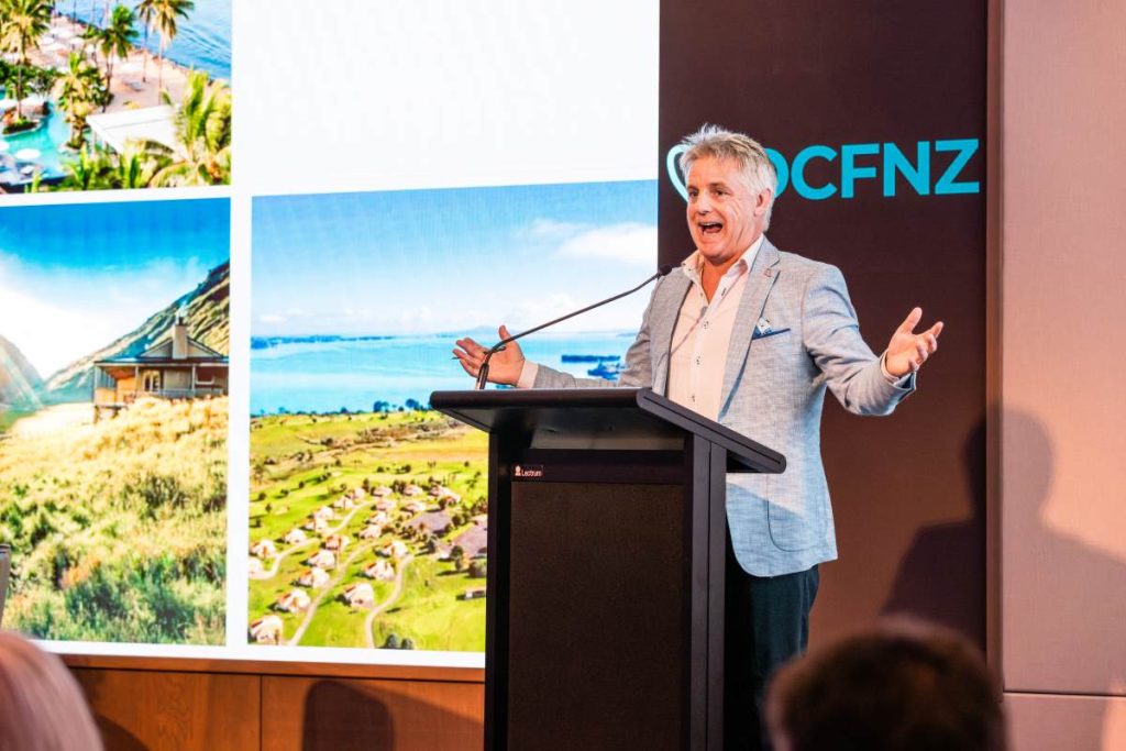 Auctioneer running an auction